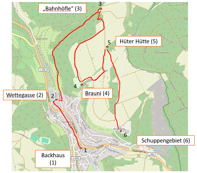 Genusswanderung durch Sulz am Eck