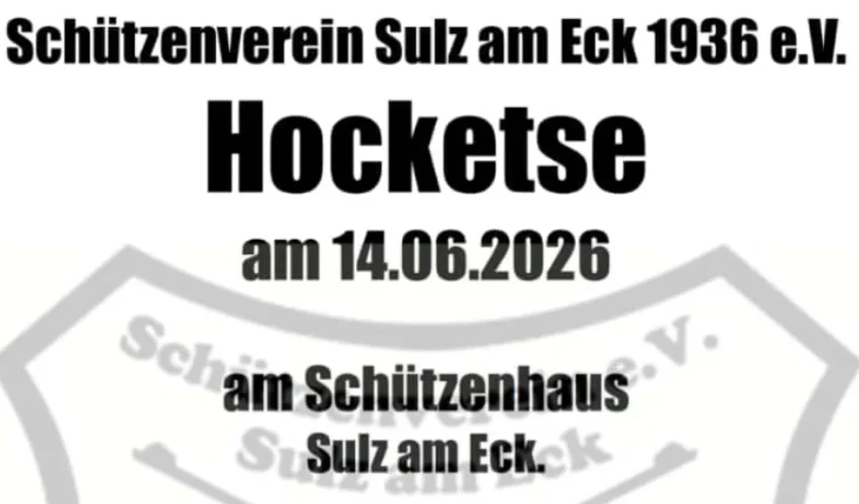 (Backhaus-)Hocketse 2026